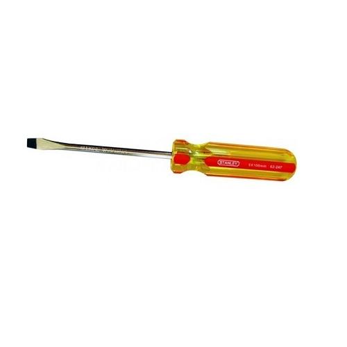Stanley 3x100 mm Slotted Flat Screwdriver, 62-243