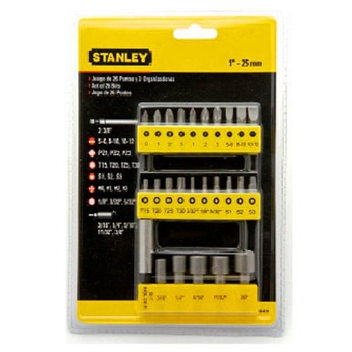 Stanley 29Pcs Screwdriver Insert Bit Set, 68-071-23