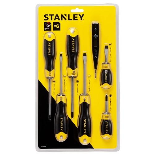 Stanley 6Pcs Screwdriver Set (Tester Included), STHT92002-8