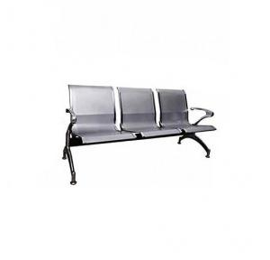 Waiting 3 Seater Chair Stainless Steel Length 70 Inch X Width 26 Inch X Height 31 Inch