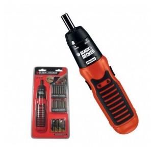 Black & Decker A7073 Alkaline Screwdriver, 6 V, 130 rpm