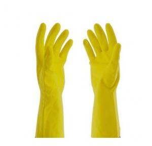 Yellow Rubber Gloves, Pack of 5