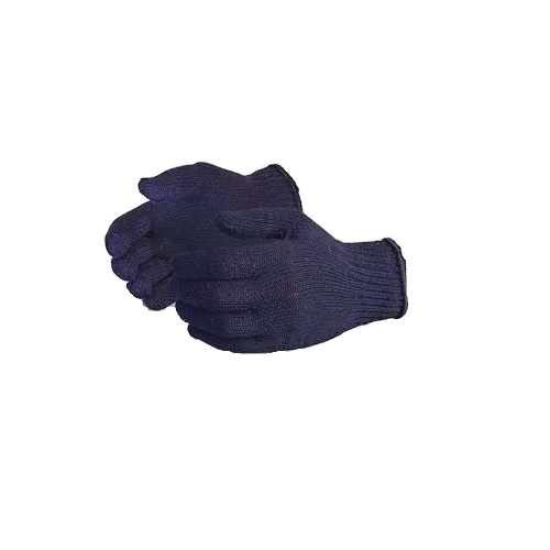 Blue Knitted Gloves