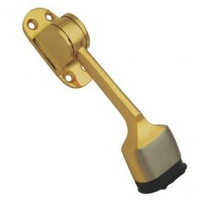 Door Stopper Brass, 4 Inch (Gold)