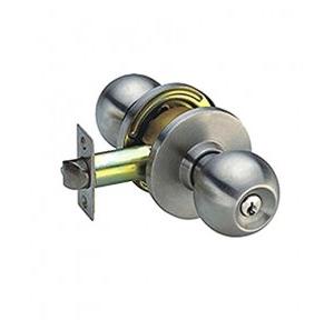 Dorset Round Cylindrical Door Lock With Four Key, Etto (SM) SS