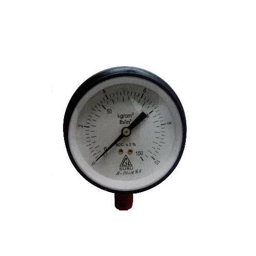 H-Guru Range 0-10 Kg/cm2 4 Inch Pressure Gauge