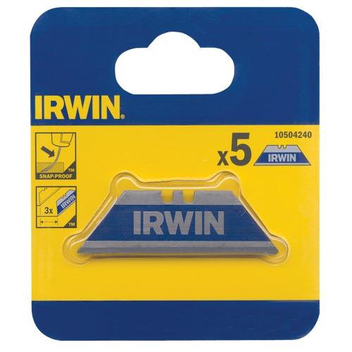 Irwin 5Pcs Bi Metal Utility Blades, 10504240