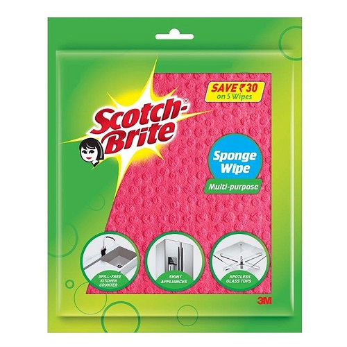 Scotch-Brite Sponge Wipes 10x10cm