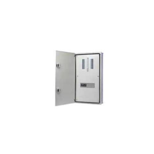 Hager 8W MCCB+24 Modules Vertical TPN Distribution Board (x160 h3 MCCB incomer), VYV08DM-P