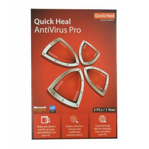 Quick Heal Antivirus Pro 3 user pack