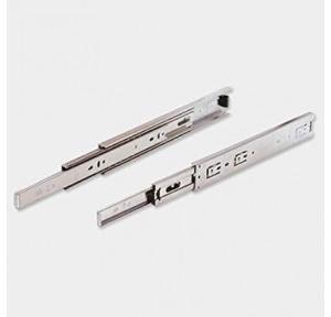 Ebco 400 mm Sleek Telescopic Drawer Slides Set Zinc Black Finish, STDS40-I-35, Pack of 2 Pcs