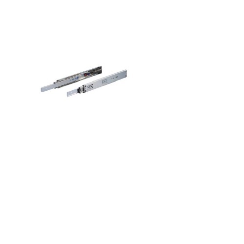 Ebco 200 mm Mini Telescopic Drawer Slide Set Zinc Plated Black Finish, MTDS20, Pack of 2 Pcs