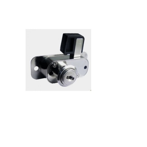 Ebco Nickel Plated Sliding Wardrobe Lock, P-WLS1-25