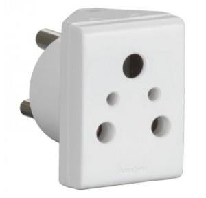 Anchor Smart 16A Ivory Pilot Multi Plug, 3166IV