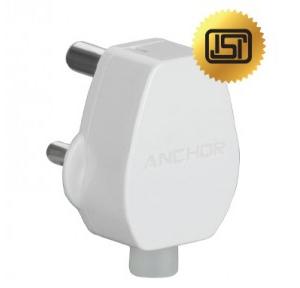 Anchor Smart 16A 3 Pin Ivory Super Plug Top, 51395