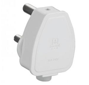 Anchor Smart 16A 3 Pin White Plug Top, 38637