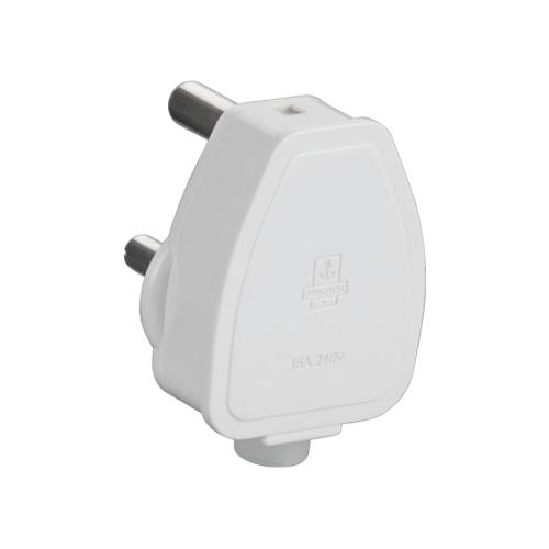 Anchor Smart 16A 3 Pin White Plug Top, 38637