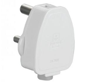 Anchor Smart 6A 3 Pin Ivory Plug Top, 3982