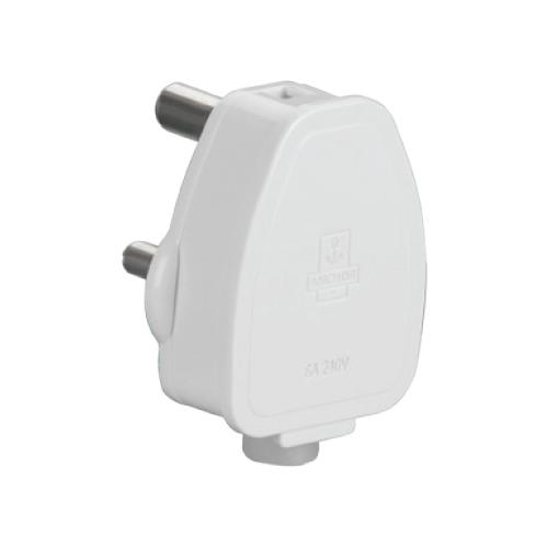 Anchor Smart 6A 3 Pin Ivory Plug Top, 3982