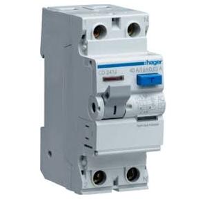 Hager 100mA 100A RCCB, CE284Y