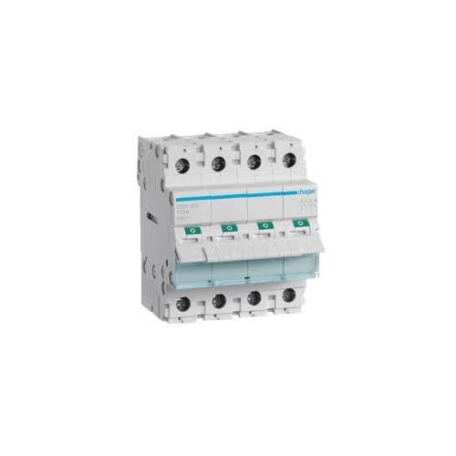 Hager 100A 4P Isolating Switch, SBN490N