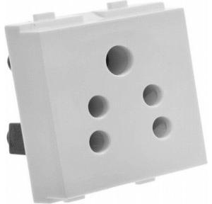 Anchor Penta 2M 2in1 Socket With Shutter, 65222 (Pack of 10)