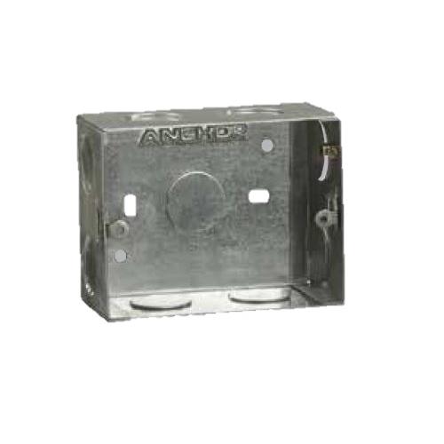 Anchor Roma 16M Rust Coated Concealed Galvanised Metal Box, 16 Gauge, 35854