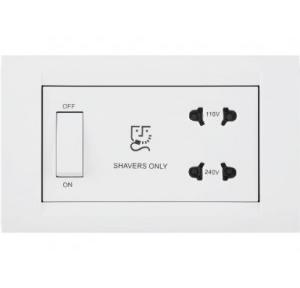 Anchor Roma Classic 4M Shaver Socket 22069 Soc.110/240,With Transformer