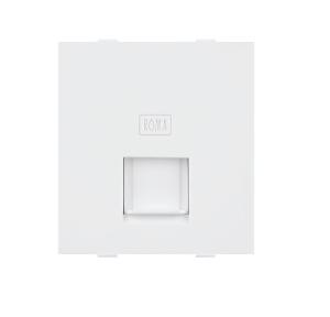Anchor Roma Classic RJ 45 Computer Jack with Shutter, 30555