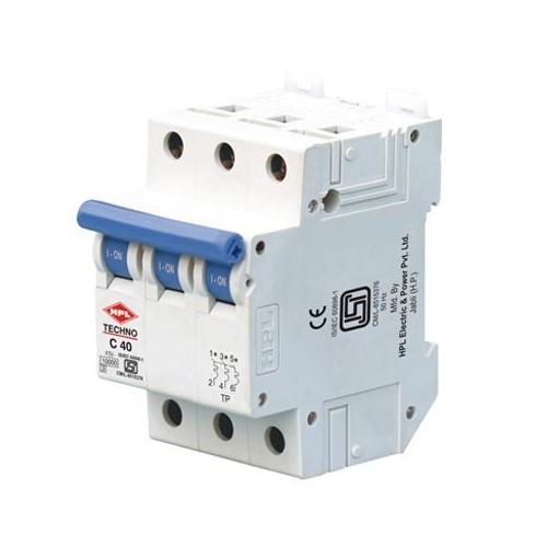 HPL 40A 3P D-Curve Miniature Circuit Breaker (MCB )