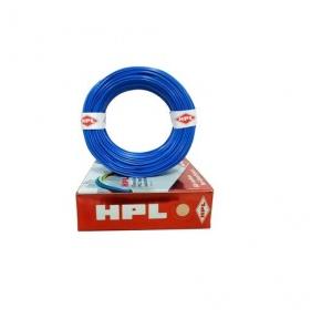 HPL 10 Sq. mm Blue PVC Insulated Single Core Unsheathed Industrial Cables, HHI001000100 (100 mtr)