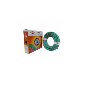 HPL 6 Sq. mm Green PVC Insulated Single Core Unsheathed Industrial Cables, (90 mtr)