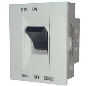 MK Wraparound 1M 25A SP Minitrip Switch, W26227