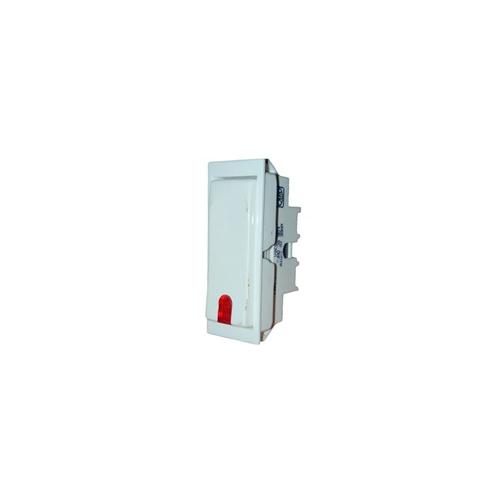 MK Wraparound 16A One Way Switch With Indicator, W26413A (Pack of 10 Pcs)