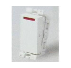 MK Wraparound 10A One Way Switch With Indicator, W26503A (Pack of 10 Pcs)