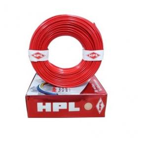 HPL 4 Sq.mm Yellow Insulated Unsheathed Industrial Cables, HHR000400100 (100 mtr)