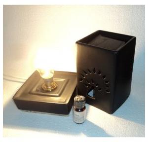 Pure Source Electric Aroma Diffuser Squire Black (Matte Finish) With 10 ml Relaxing Aroma Oil