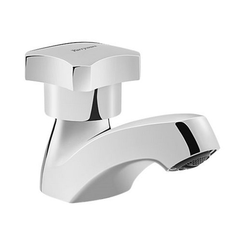 Parryware Jade Pillar Cock With Wall Flange Green, G0202A1GF