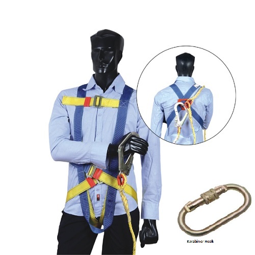 Arcon Full Body With Karabiner Hook Double Rope Harness, ARC-5114