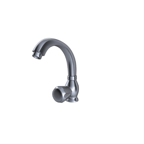 Hindware Contessa Plus Sink Cock with Casted Swinging Spout, F330034CP