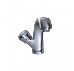 Hindware Contessa Plus Swan Neck Tap with Left Hand Operating 
Knob, F330012CP
