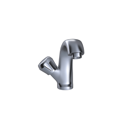 Hindware Contessa Plus Swan Neck Tap with Left Hand Operating 
Knob, F330012CP