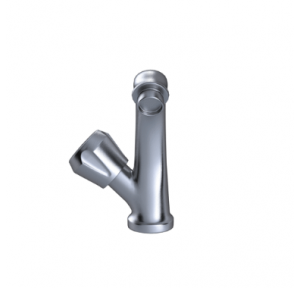Hindware Classik Swan Neck Tap with Left Hand Operating Knob, F200012CP