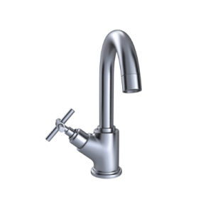 Hindware Axxis Swan Neck Tap with Left Hand Operating Knob, F120011CP