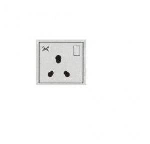 North-West Convex 16A Socket and Plate Combo, SR3033