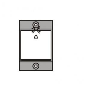 North West 6A Palm Bell Push With Indicator, M0341