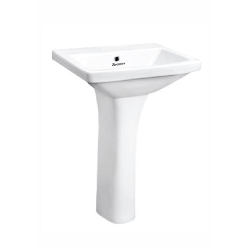 Parryware Qube X Wash Basin With Pedestal, C847N