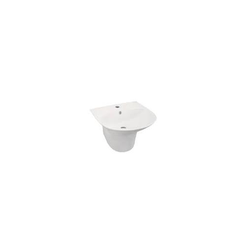 Parryware Petal Wash Basin With Pedestal, C847Q