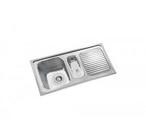 Parryware 40x20x8 In Single Bowl Kitchen Sink, C854599