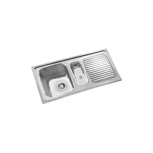 Parryware 40x20x8 In Single Bowl Kitchen Sink, C854599